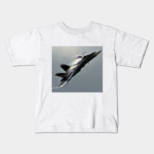 F-18 Hornet Vapor Turn Kids T-Shirt